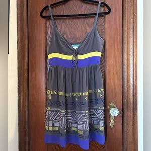 Eye-catching Vintage Marciano Colour-block Dress